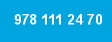 978 111 24 70 978 111 24 70